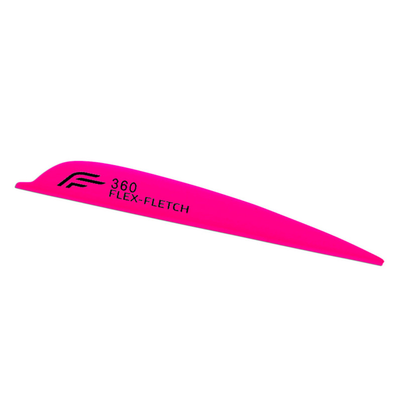 Flex-Fletch Vane FFP-360 Parabolic Real Red