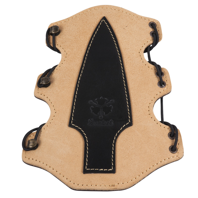 Strele Armguard Chinook 21cm with Hooks Black