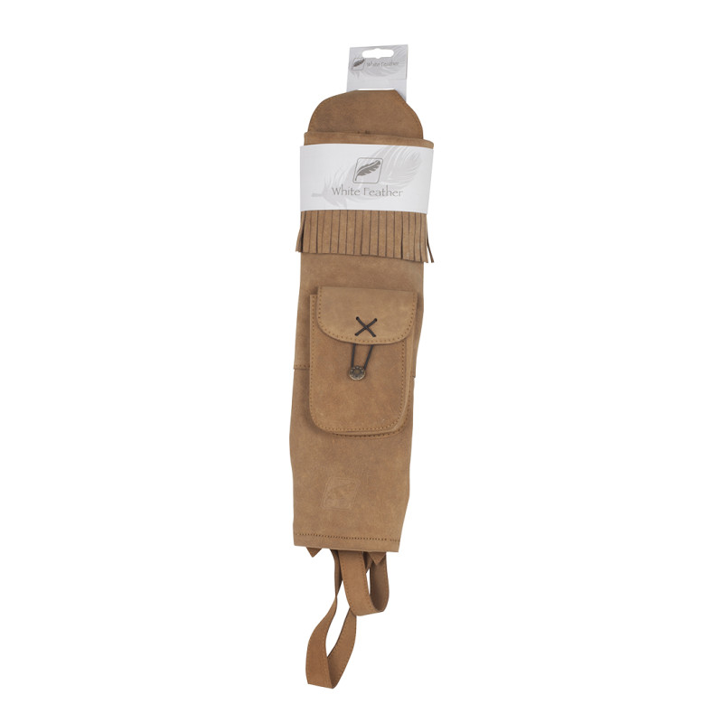 White Feather Quiver Traditional Water Brown