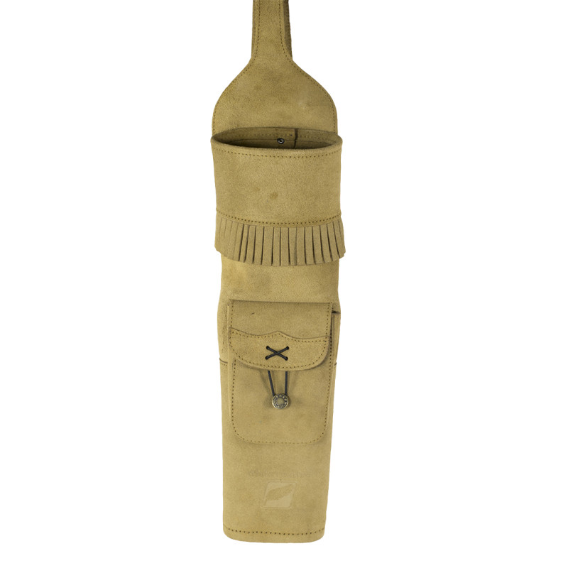 White Feather Quiver Traditional Water Brown