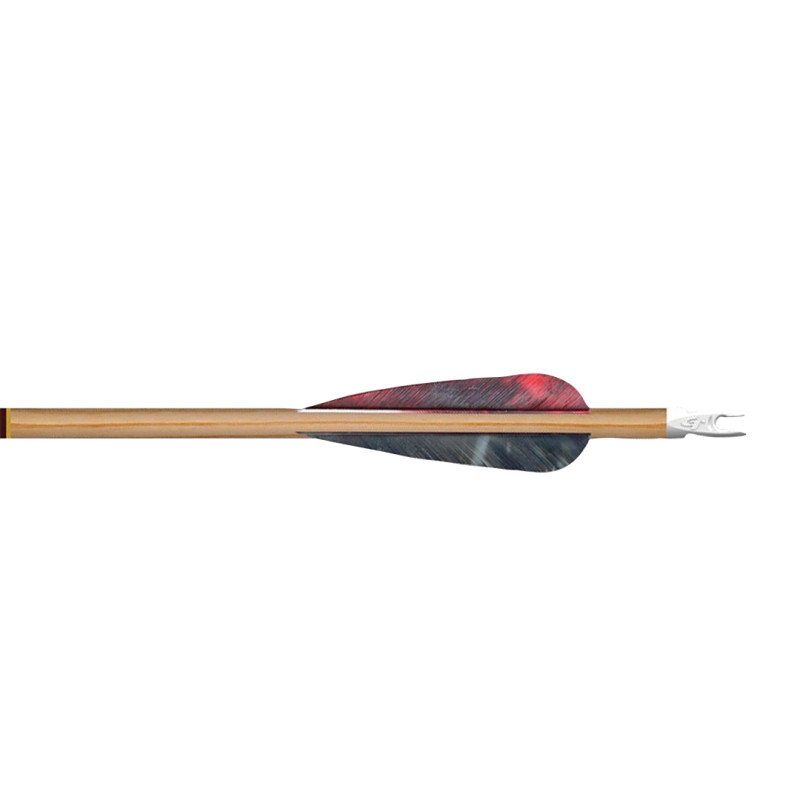 Gold Tip Arrow Carbon Hunting Fletched Traditional Classic .006" 600 with 4" Feathers