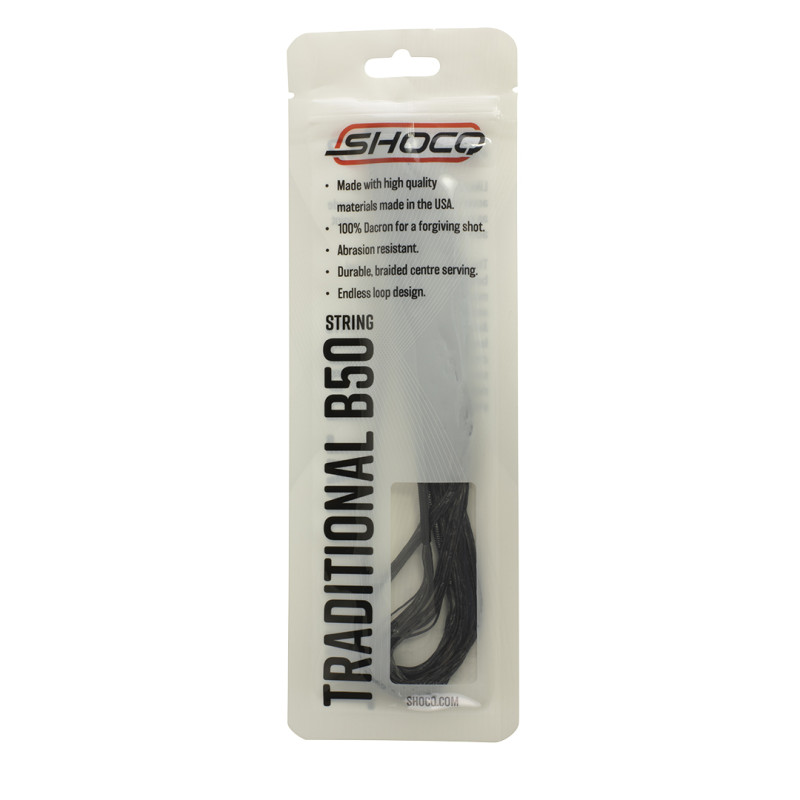 Shocq String Traditional B50 Black 58"-14