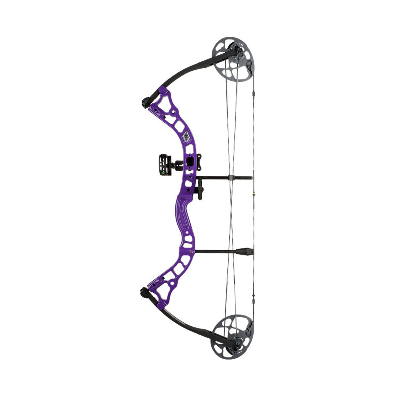 Diamond Compound Bow Prism Package LH (5#-55#)-(18"-30") 80% Let-Off Electric Blue