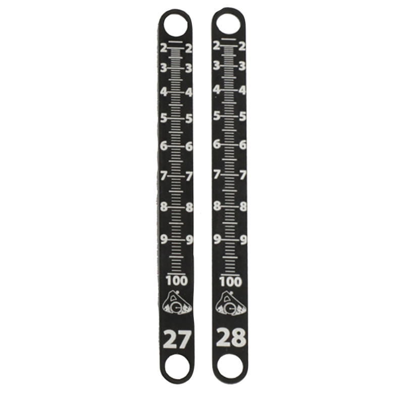 Axcel Achieve XP Metal Sight Tapes Scales 17 & 18