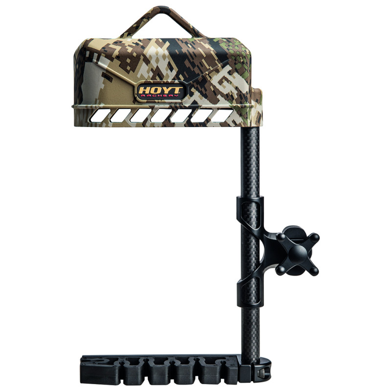 Hoyt Bow Quiver QD Carbon Solo Shorty 1-Piece 6-Arrow Black