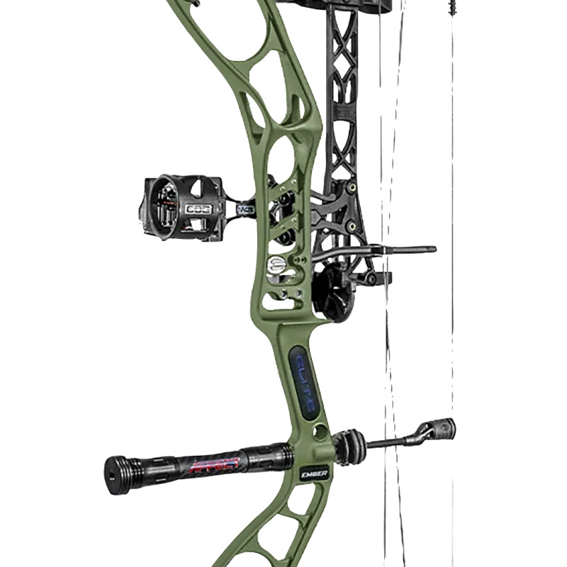 Elite Archery Compound Bow Ember Kit Package RH Cobalt Blue