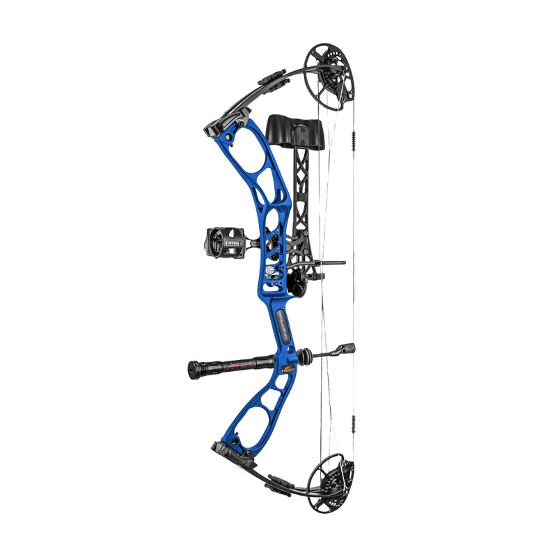 Elite Archery Compound Bow Ember Kit Package RH Cobalt Blue