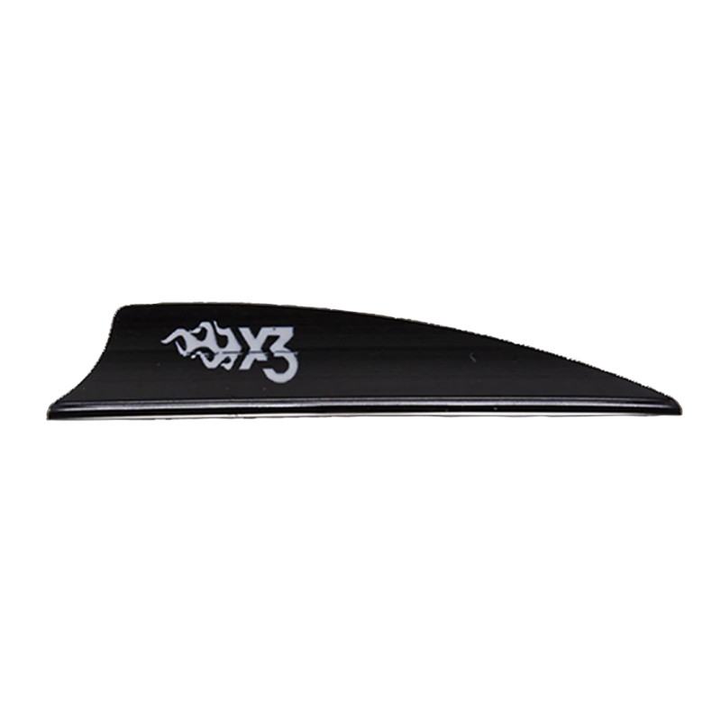 Bohning Vane X3 Shield Cut 2.25" Silver