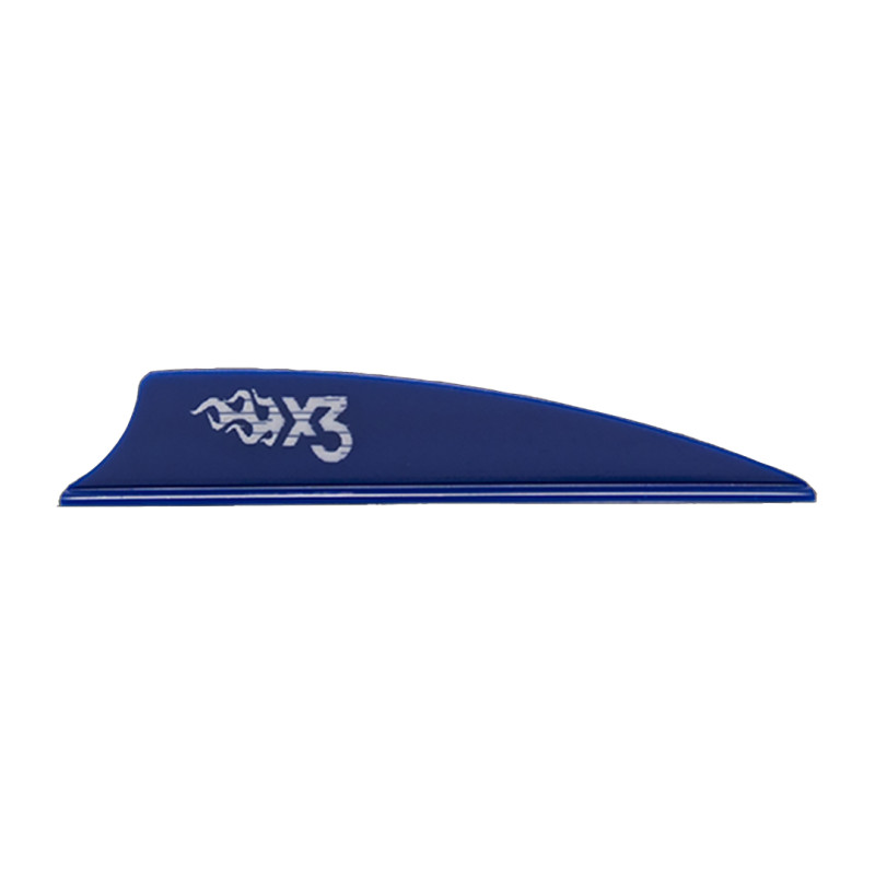 Bohning Vane X3 Shield Cut 2.25" Silver