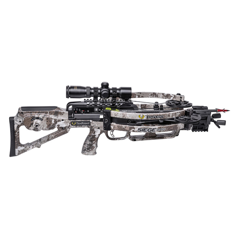 TenPoint Crossbow Compound Package Siege RS410 ACUslide RangeMaster Pro Scope