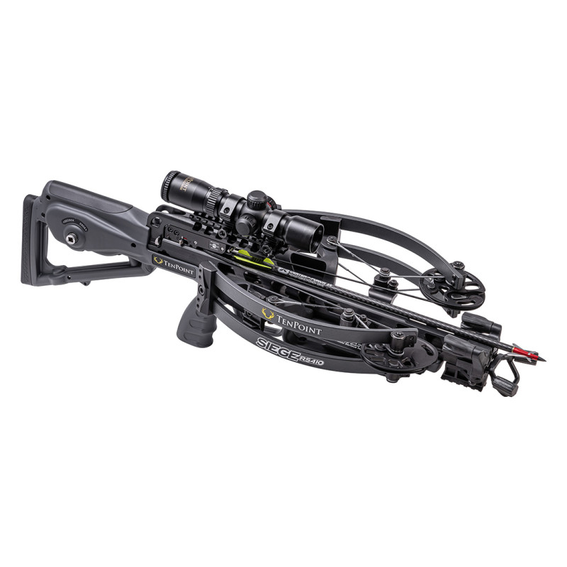 TenPoint Crossbow Compound Package Siege RS410 ACUslide RangeMaster Pro Scope