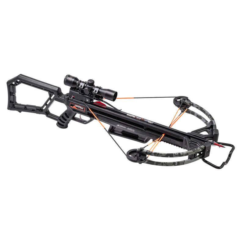 Wicked Ridge Crossbow Compound Blackhawk 360 Rope Cocker Multi-Line Scope Peak Camo/Black