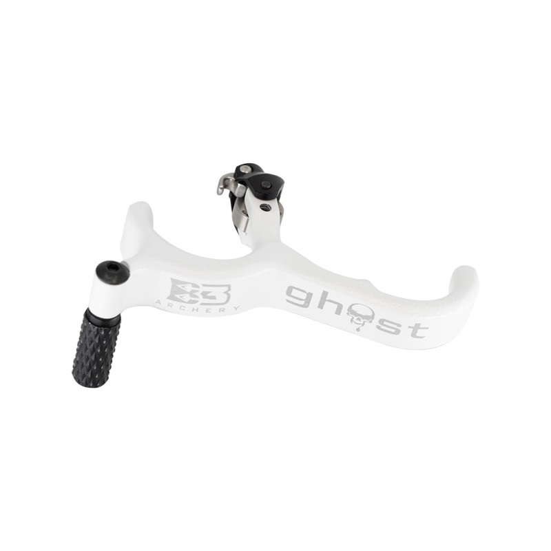 B3 Archery Release Ghost Back Tension Powder Coat White
