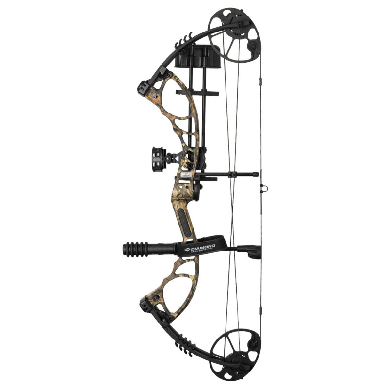 Diamond Compound Bow Edge XT Package RH (20-70#)-(19"-31") Green Country Roots