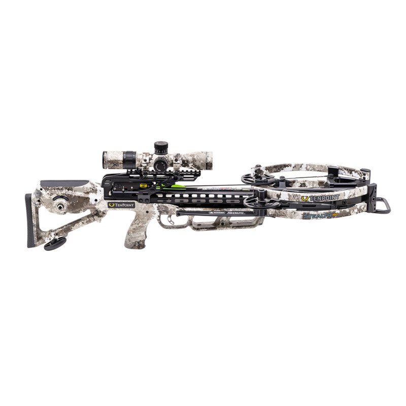 TenPoint Crossbow Compound Stealth 450 ACUslide EVO-X Elite Camo Scope
