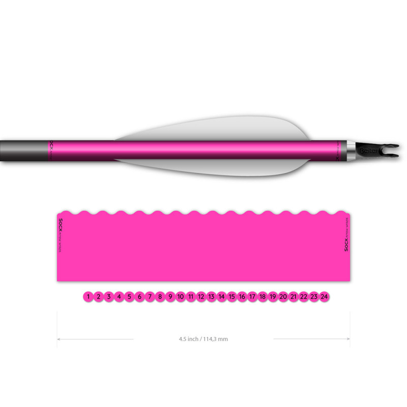 Socx Wrap 8.0 mm Max Fluor Pink
