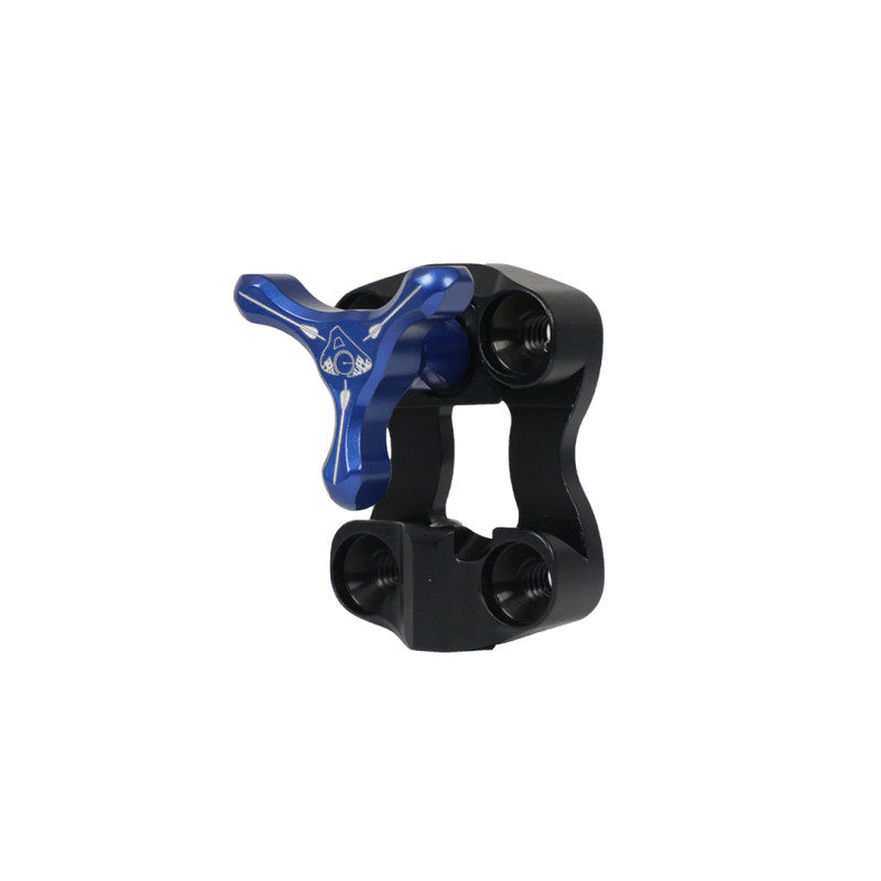 Axcel Mounting Bracket Achieve XP Variable Range Compound Wedge Lock with Tri-Star Knob LH Red/Black