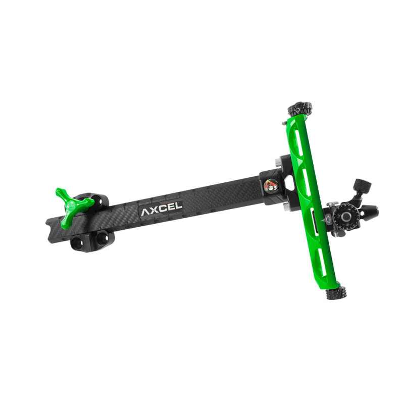 Axcel Sight Achieve XP Variable Range 2.0" Carbon Bar Recurve 9"