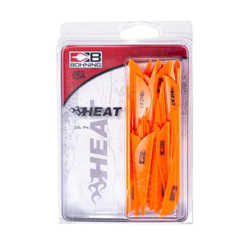 Bohning Vane Heat Parabolic 2.5" Black Out