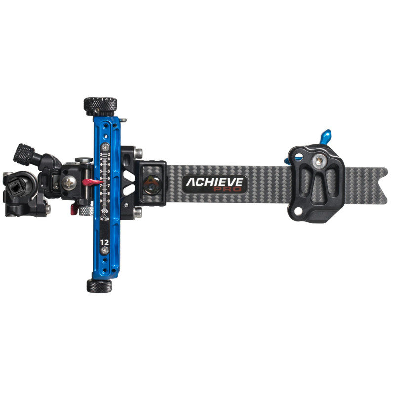 Axcel Sight Achieve XP Pro UHM Diamond Weave Carbon Bar Compound 9" RH Green/Black