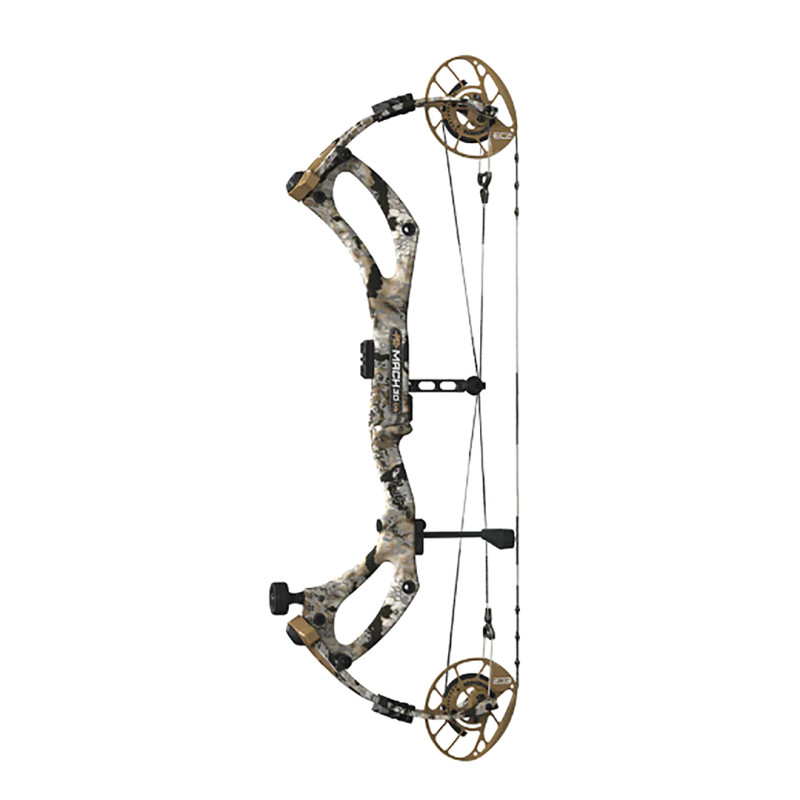 PSE Compound Bow Mach 30 DS EC2 RH 80#-(24.5"-30.0") 80-90% Let Off Mossy Oak Bottomland