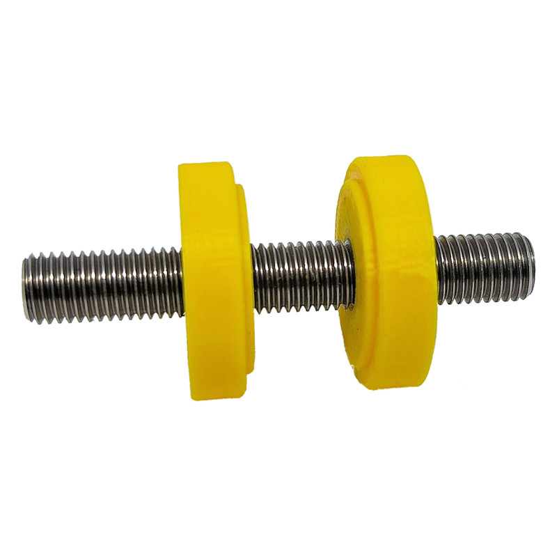 Gillo Balancing System "The Side Wheels" 5/16"-24 2 x Rubber Side Plug Yellow