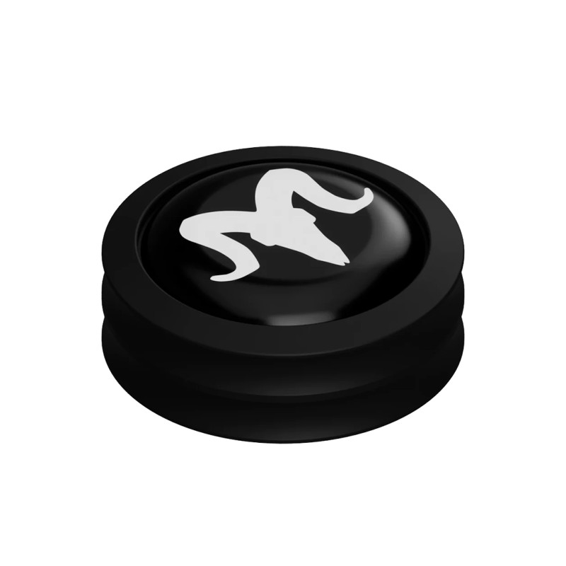 RamRods Stabilizer Weight Cap Stainless Steel 2oz 1 x Black/White & 1 x White/Black