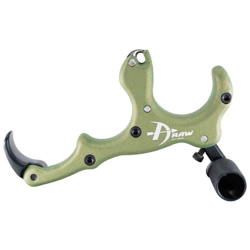 B3 Archery Release Draw Open Hook Crocodile Green