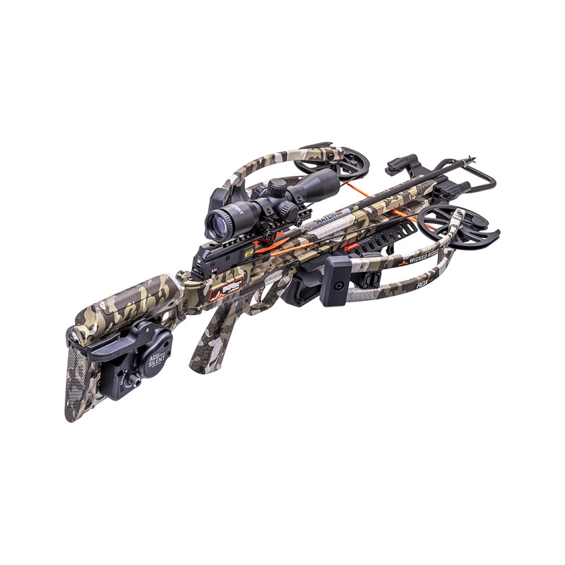 Wicked Ridge Crossbow RDX 410 ACUdraw Silent Pro-View 400 Scope Peak XT