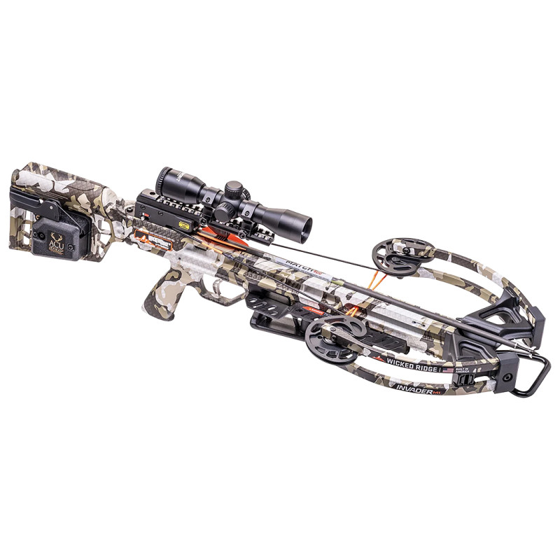 Wicked Ridge Crossbow Invader M1 ACUdraw Pro-View 400 Scope Peak XT
