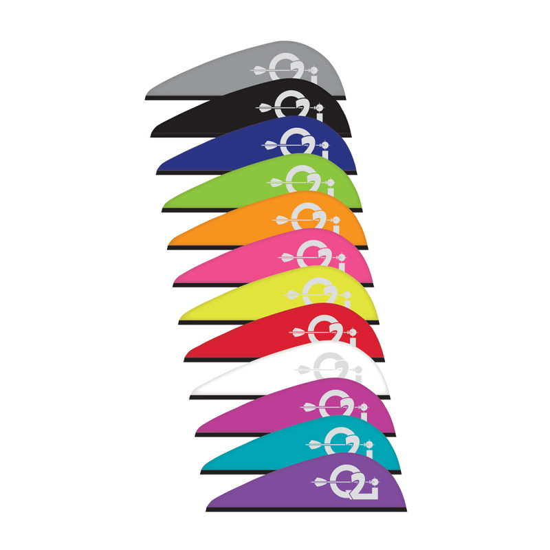 Q2i Archery Vanes Predator-X Teal