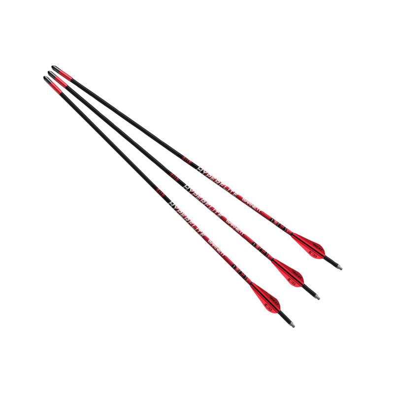 Barnett Bolt Carbon Hyperflite 20" Red/ White Heat Vanes