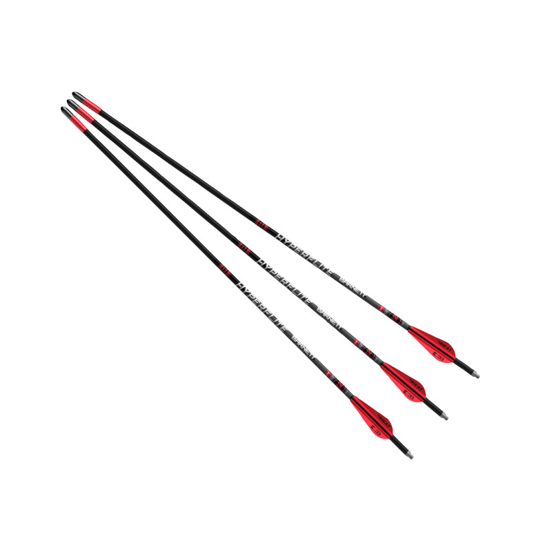 Barnett Bolt Carbon Hyperflite 22" Red/ White Heat Vanes