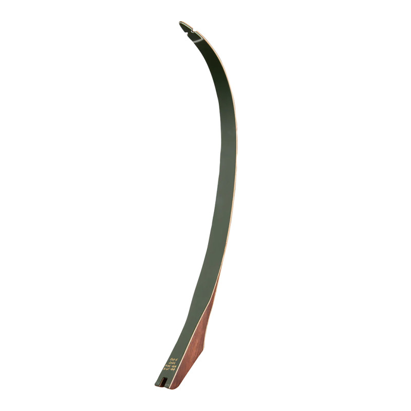 Bear Archery TD Limbs #1 Bubinga with Green Glass 60#