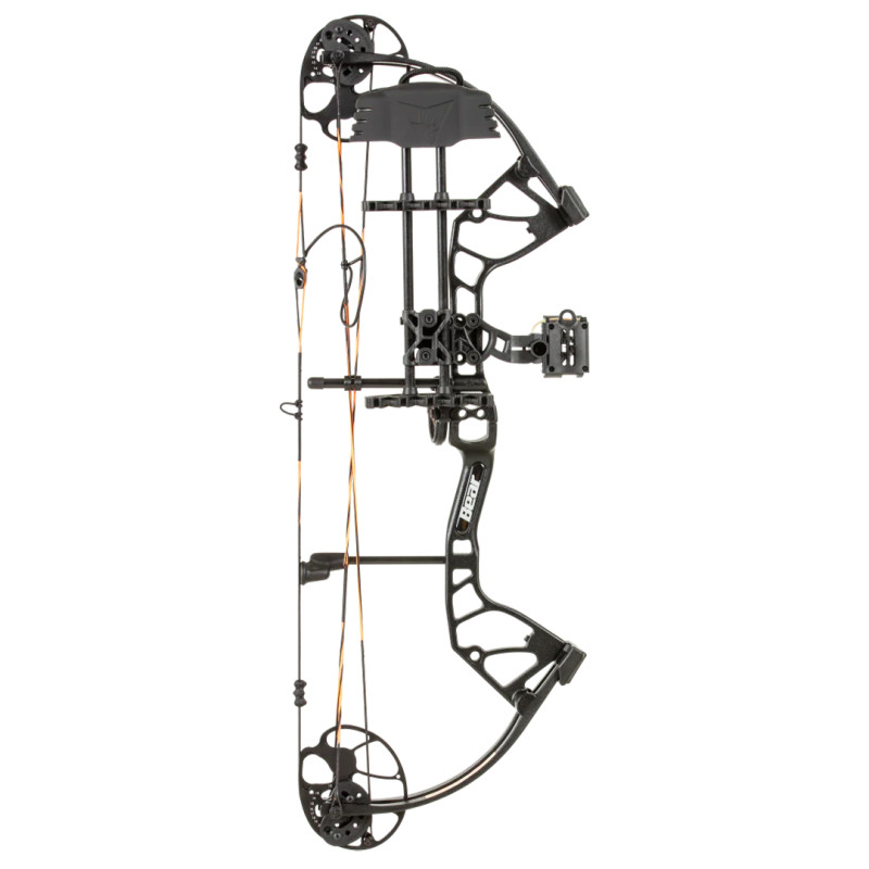Bear Archery Compound Bow THP Royale Gamekeeper Jr Package RH (5#-50#)-(12.0"-27.0") 80% Let Off Mossy Oak Bottomland
