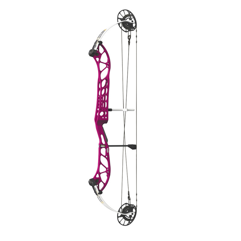 PSE Compound Bow Dominator Duo X 38 EM2 RH 50#-(23.0''-29.0") 65-75% Let Off Orange Handle/White Limbs