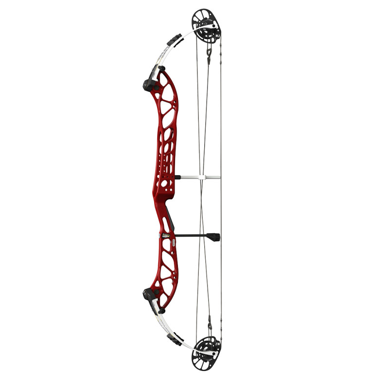PSE Compound Bow Dominator Duo X 40 M2 RH 50#-(27.0''-31.0") 65-75% Let Off Orange Handle/White Limbs