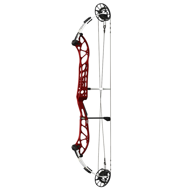 PSE Compound Bow Dominator Duo X 40 EM2 RH 50#-(24.0''-30.0") 65-75% Let Off Orange Handle/White Limbs