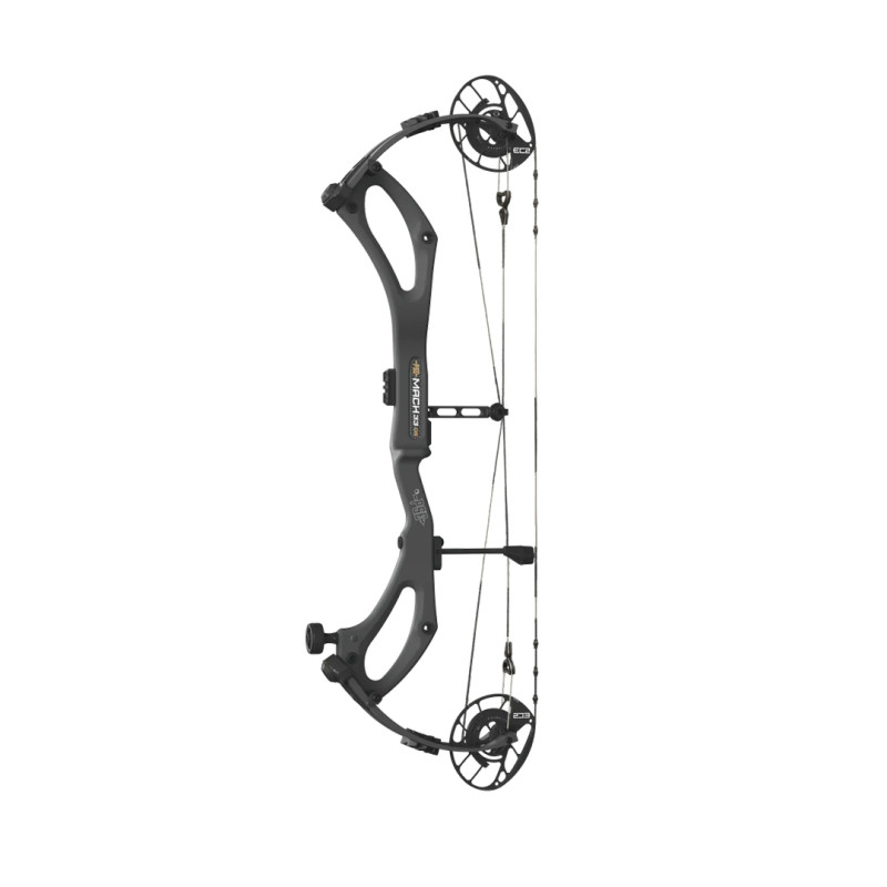 PSE Compound Bow Mach 33 DS EC2 RH 60#-(25.5''-31.0") 80-90% Let Off Black