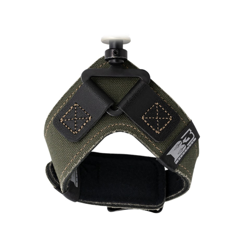B3 Archery Buckle Strap Swivel Connector Small Brown