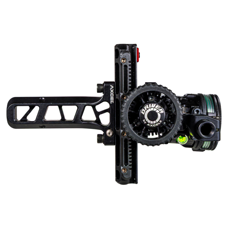 Axcel Slider Sight Driver Plus Stealth Black Compatible with Mathews Bridge Lock Sight Technology 1Pin RH AVX-41 .019 Green Fiber