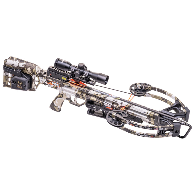 Wicked Ridge Crossbow Invader M1 ACUdraw De-Cock Peak Camo