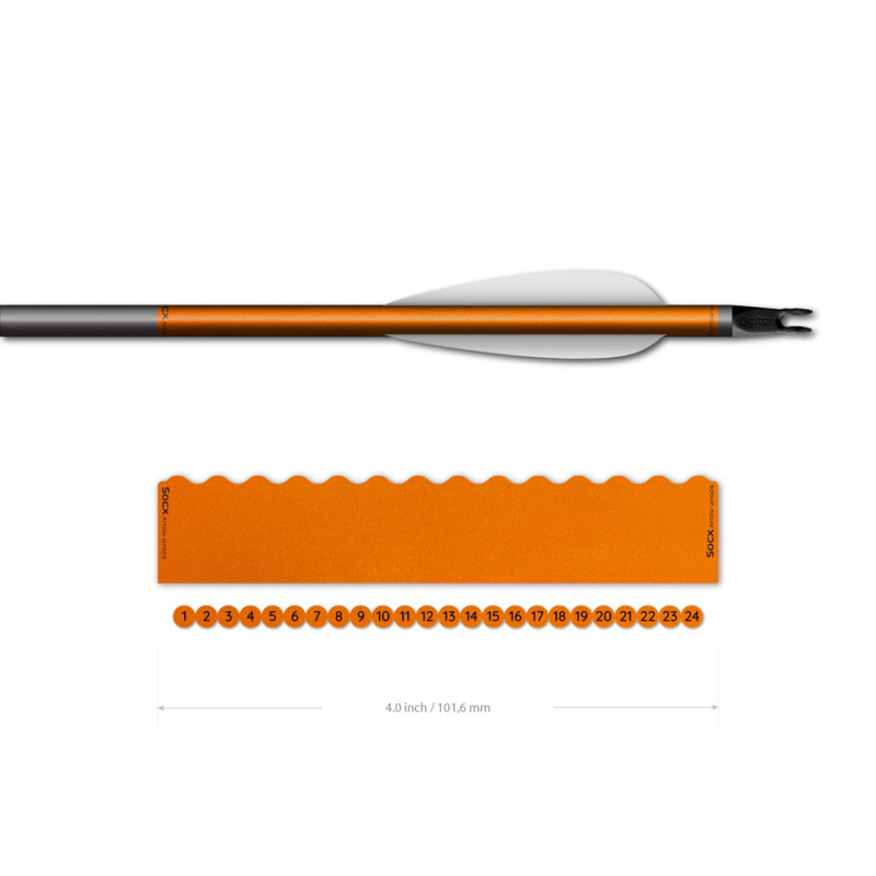 Socx Arrow Wrap 5.5 mm Max Retro-Reflective White