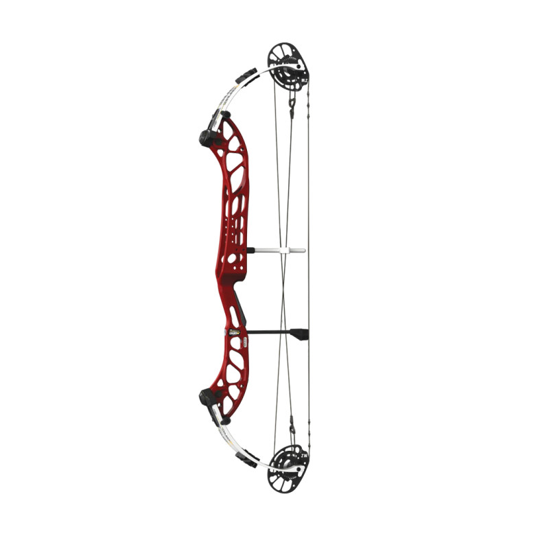 PSE Compound Bow Dominator Duo X 35 M2 RH 50#-(25.0''-29.0") 75% Let Off Orange Handle/White Limbs