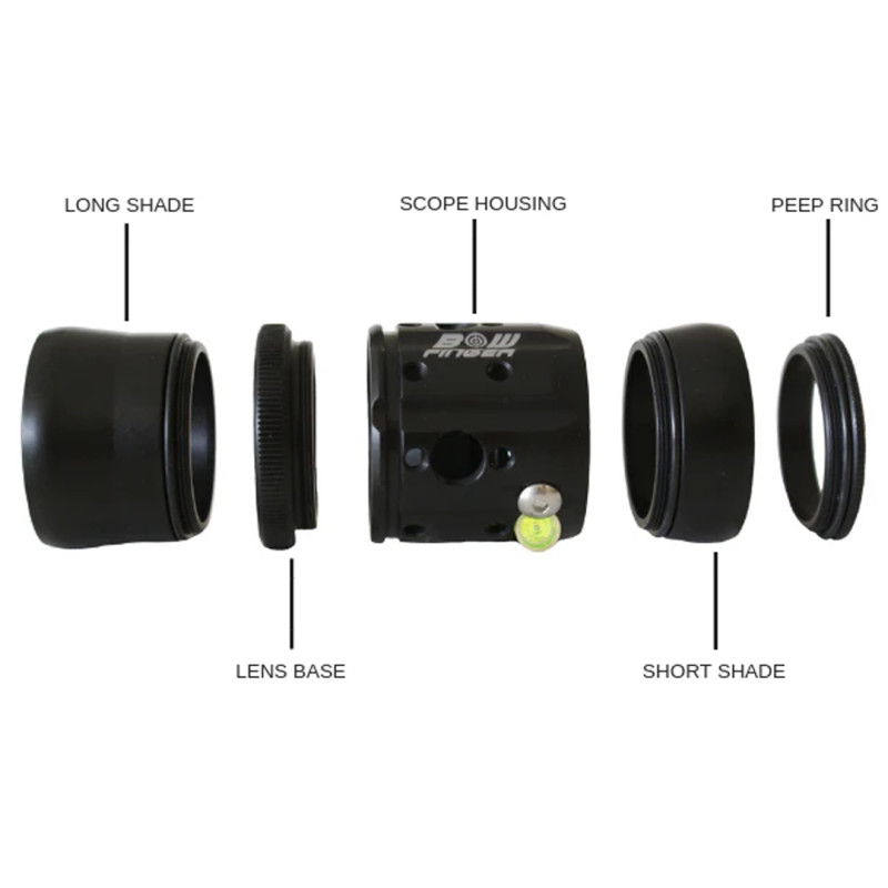Bowfinger Archery Scope Kit 20/20 Scope 35mm RH