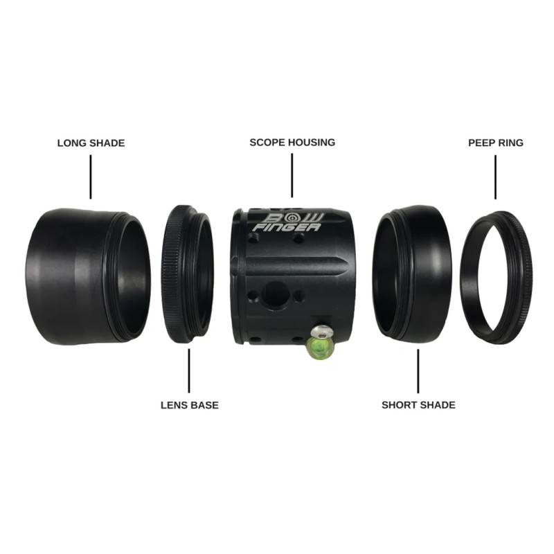 Bowfinger Archery Scope Kit 20/20 Scope 40mm LH