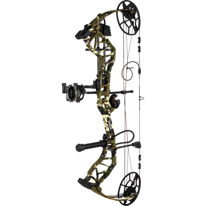 Bear Archery Compound Bow Legit MAXX+ Package LH (10#-70#)-(14.0"-30.0") 75% Let Off Emerge 2.0