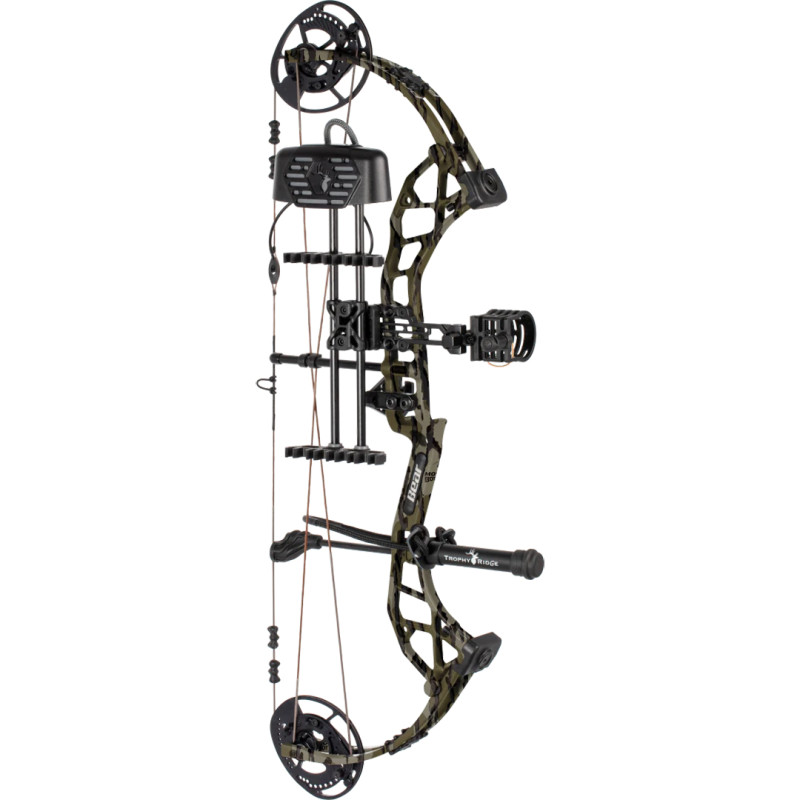 Bear Archery Compound Bow Pristine Package RH (30#-50#)-(24.0"-28.5") 80-85% Let Off Mossy Oak Bottomland