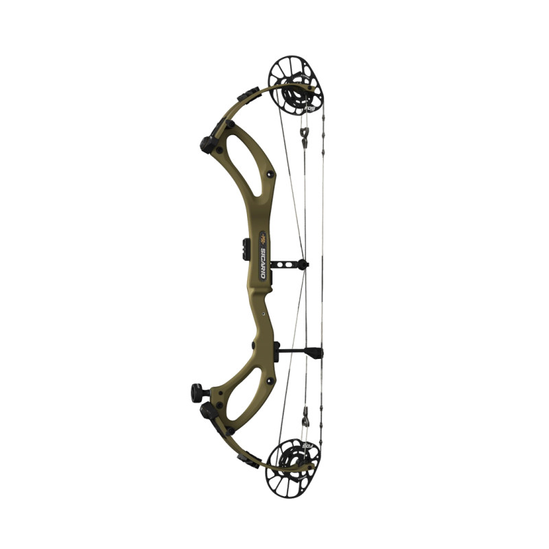 PSE Compound Bow Sicario RH 80#-(24.5''-30.0") 70-85% Let Off Kuiu Verde Handle