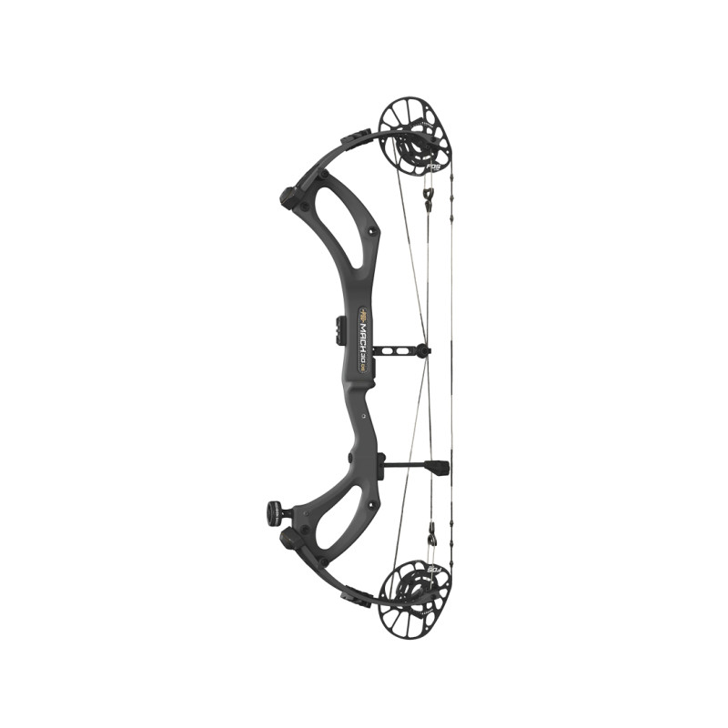 PSE Compound Bow Mach 30 FDS RH 60#-(24.5''-30.0") 70-85% Let Off Black Handle